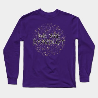 Simple, Bold Design for People Who Love Space and Humanity Long Sleeve T-Shirt